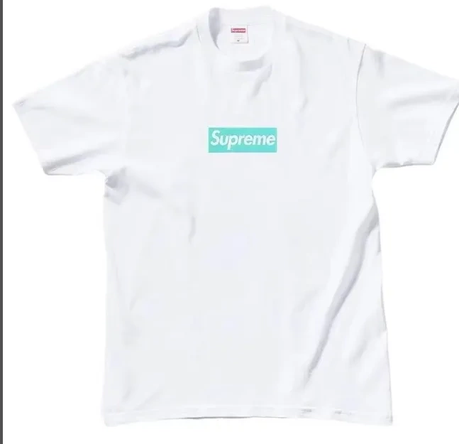 21FW Short T-shirt White Tiffany M Logo Co Sleeve XL Co S Box Tee Tiffany L 0924